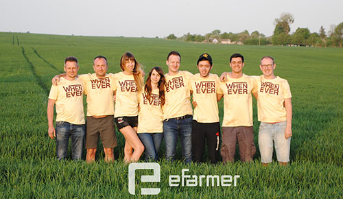 eFarmer Team in Ukraine: Tractor Autosteer installation and team building on a Dutch-Ukrainian Farm